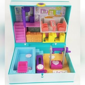 Polly Pocket Compact Only NO Dolls - Middle School 2018 School Gym Set